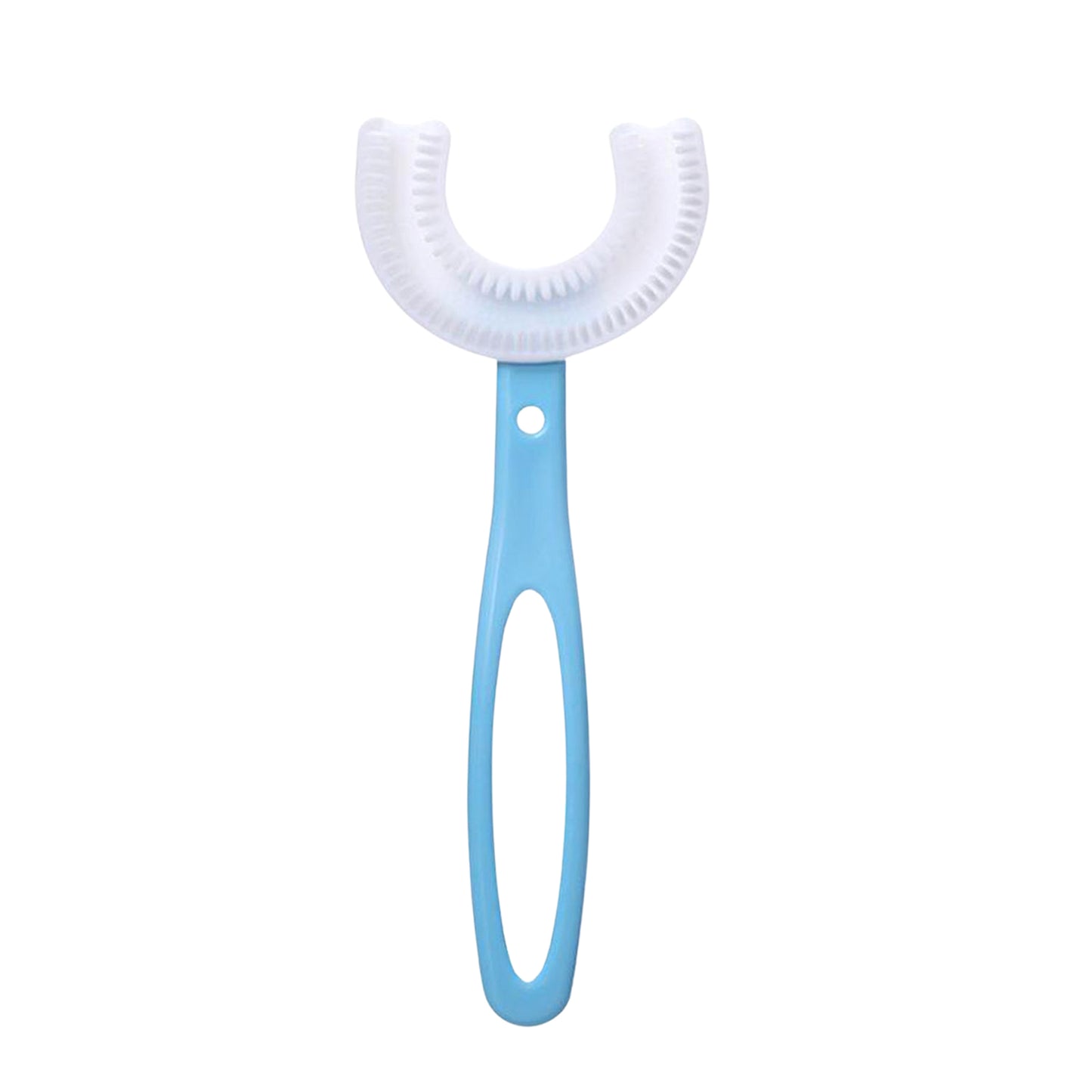 Kids U-shaped Toothbrush Gentle Cleaning For Toddlers Mini Bubbles