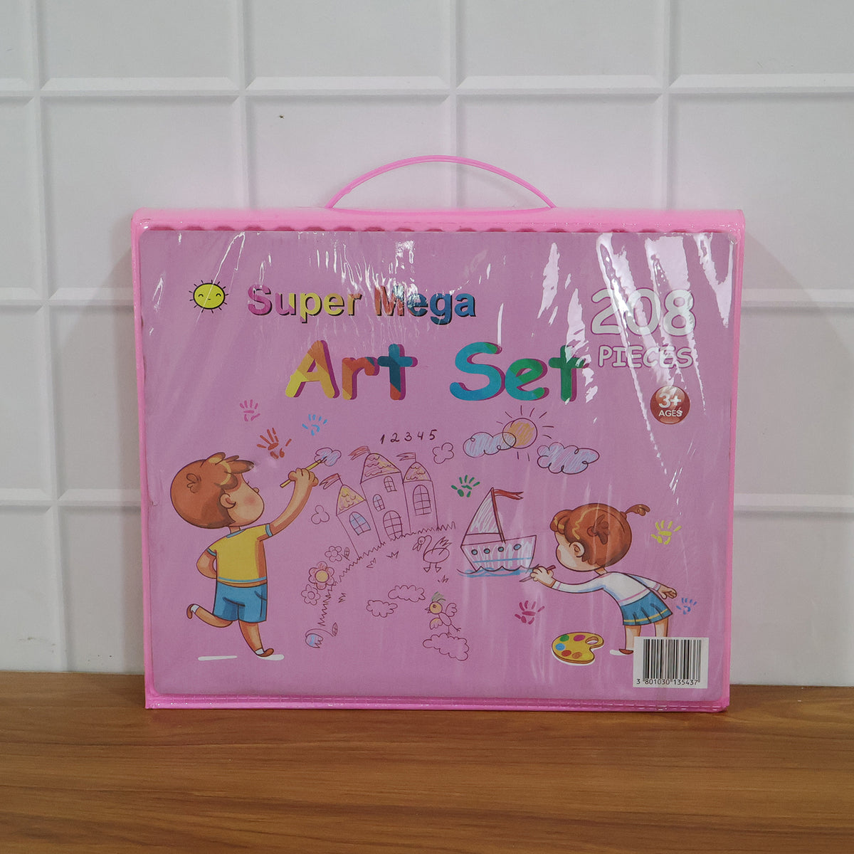 Super Mega Art Craft Drawing Coloring Kit (208 Pc)