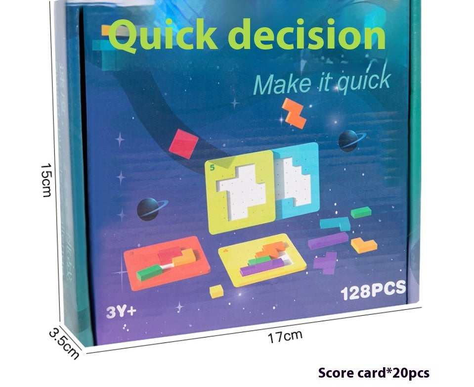 Quick-Match Building Block Puzzle Game for Kids - product photo 7