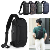 RIZQORA black anti-theft waterproof sling bag