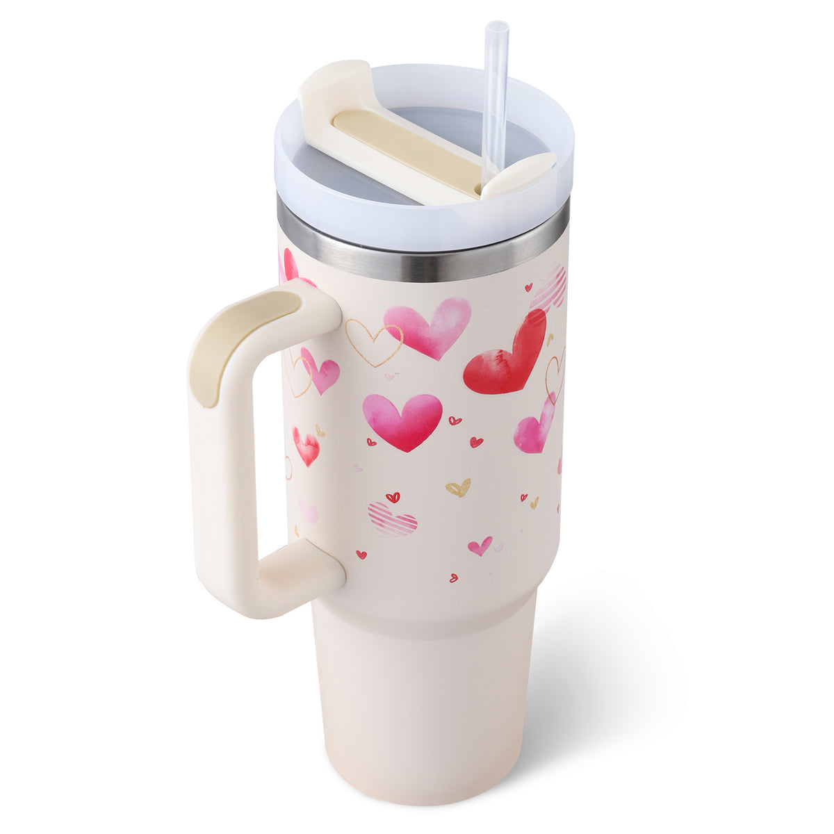40oz Insulated Stainless Steel Travel Tumbler with Handle – RIZQORA - product photo 6