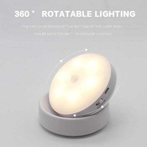 360° Rotating Motion-Sensor Night Light