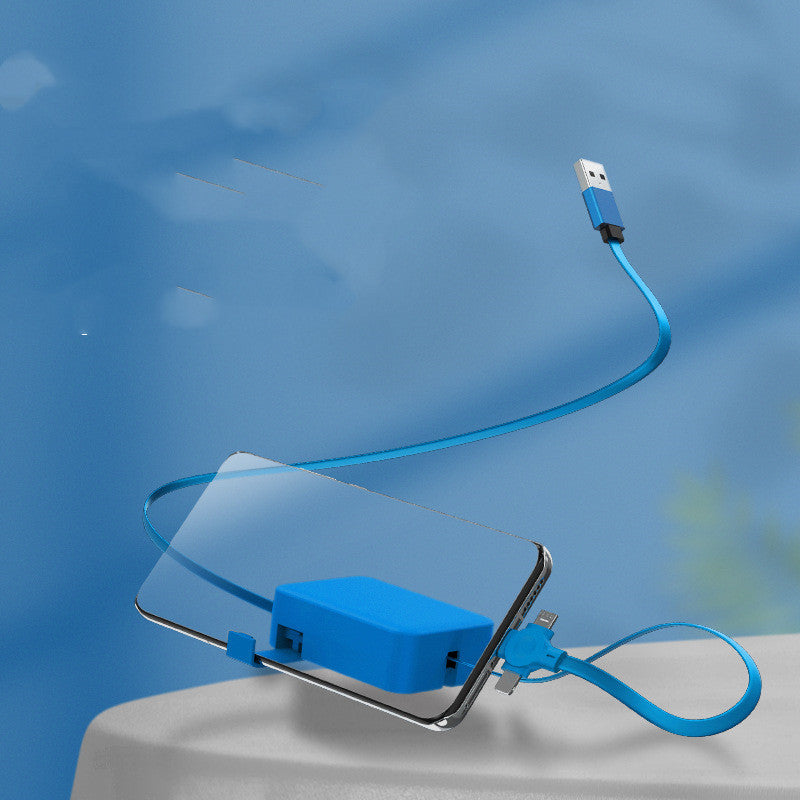 4-in-1 Retractable Charging Cable with Phone Stand - product photo 13