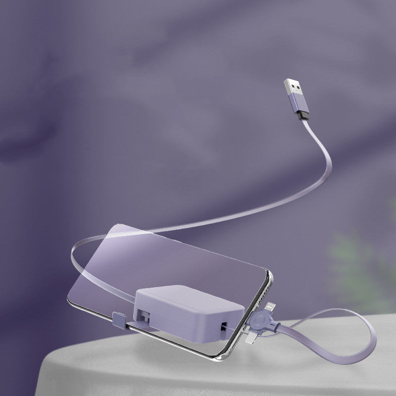 4-in-1 Retractable Charging Cable with Phone Stand - product photo 14