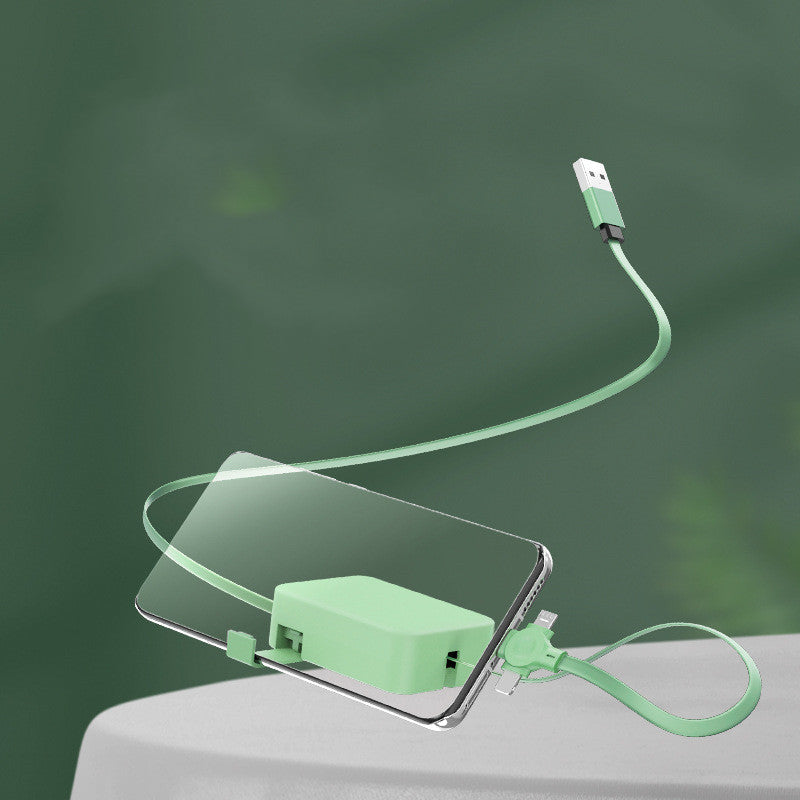 4-in-1 Retractable Charging Cable with Phone Stand - product photo 12