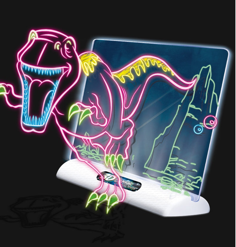 Magic 3D LED Light-Effect Drawing Board for Kids - product photo 4