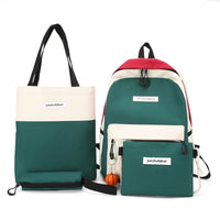 RIZQORA 4-piece travel and college backpack set