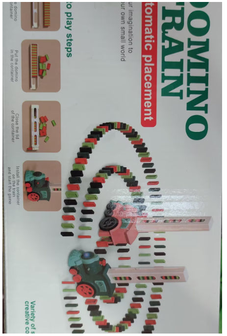 Automatic Domino Train Toy Set for Kids - product photo 14