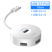 RIZQORA 4-port USB 3.0 hub adapter for laptop