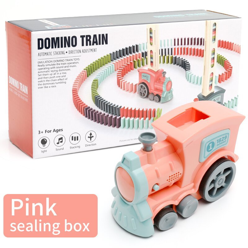 Automatic Domino Train Toy Set for Kids - product photo 12