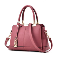 RIZQORA black PU leather everyday crossbody bag
