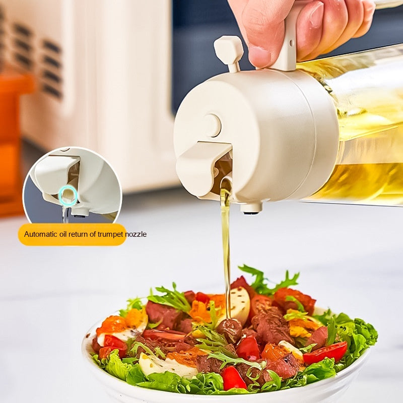 2-in-1 Olive Oil Sprayer & Dispenser Bottle – 470ml - product photo 5