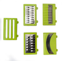 RIZQORA vegetable chopper grating and julienne cutting blades