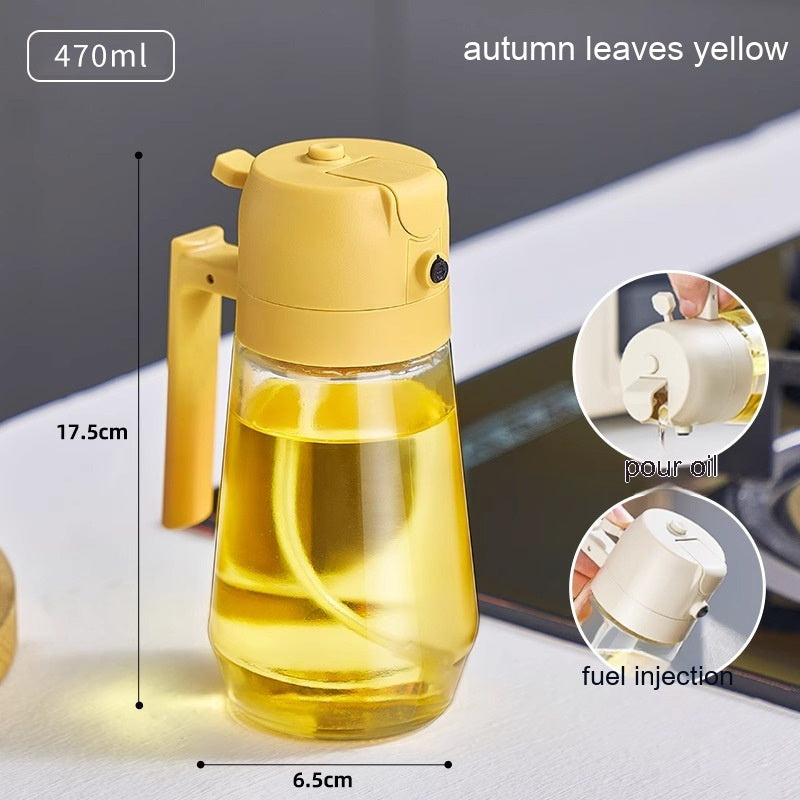 2-in-1 Olive Oil Sprayer & Dispenser Bottle – 470ml - product photo 9