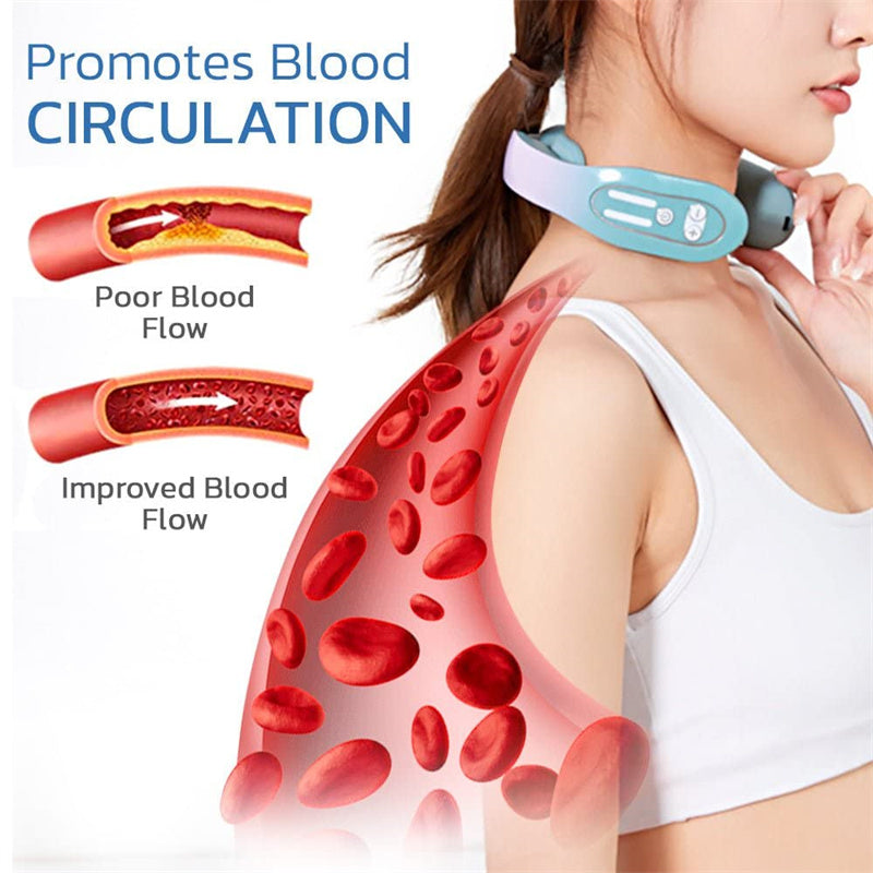 EMS Neck Massager with Heat & Pulse Therapy - product photo 3