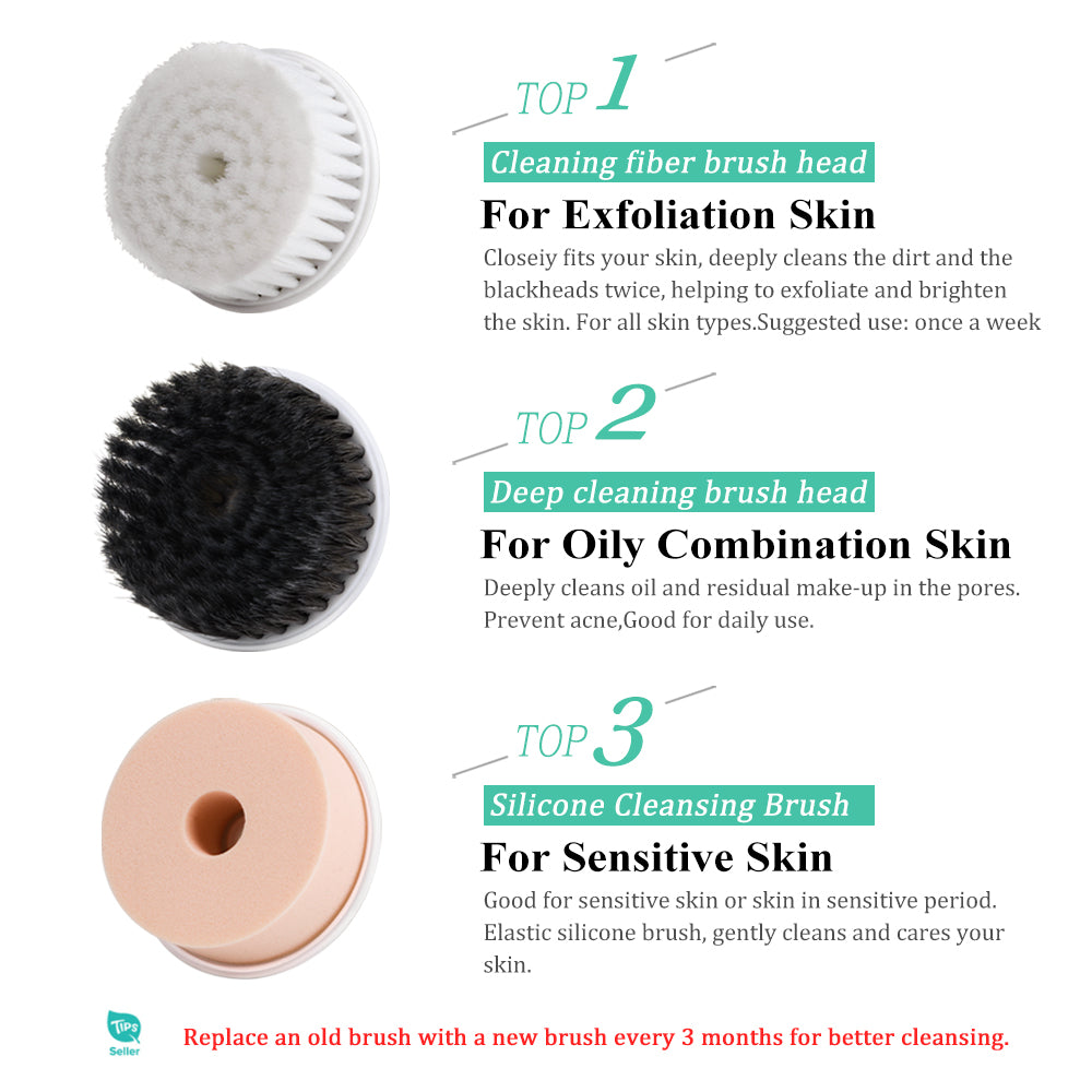 Rechargeable Rotating Facial Cleansing Brush - product photo 4
