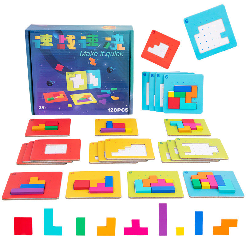 Quick-Match Building Block Puzzle Game for Kids - product photo 6