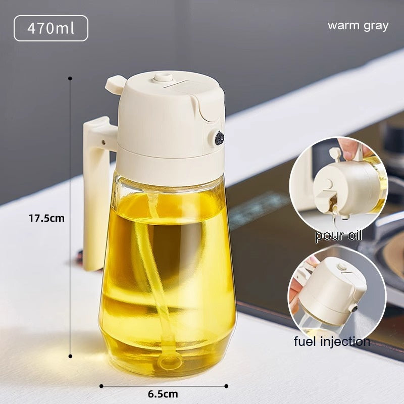2-in-1 Olive Oil Sprayer & Dispenser Bottle – 470ml - product photo 8