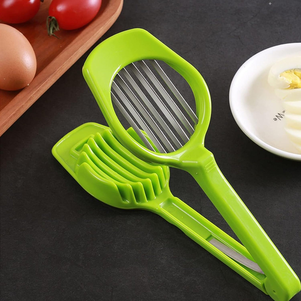 RIZQORA egg and fruit slicer dimensions and specifications