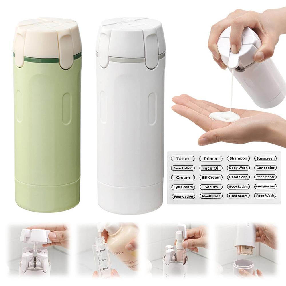4-in-1 Leakproof Travel Bottle Dispenser Set