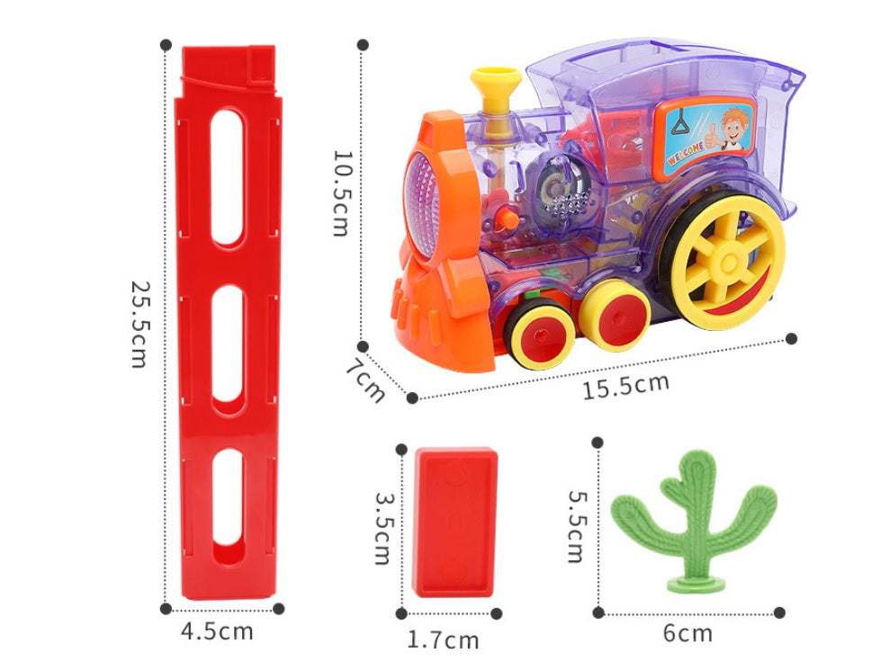 Automatic Domino Train Toy Set for Kids - product photo 10