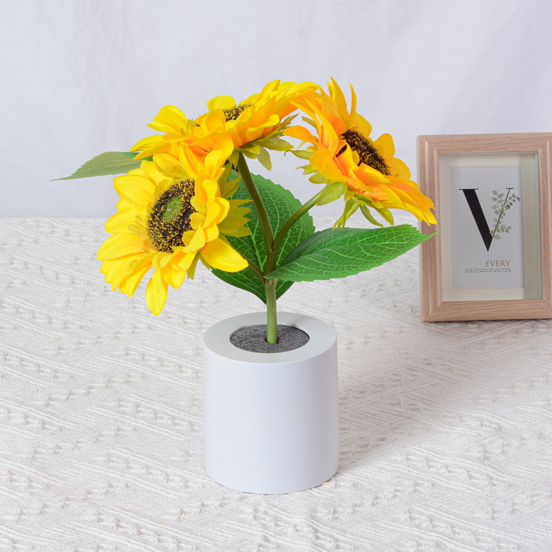 Rechargeable Sunflower LED Decorative Table Lamp - product photo 9