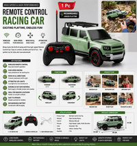 Rechargeable Remote Control Racing Car with Lights | RC Toy | Rizqora