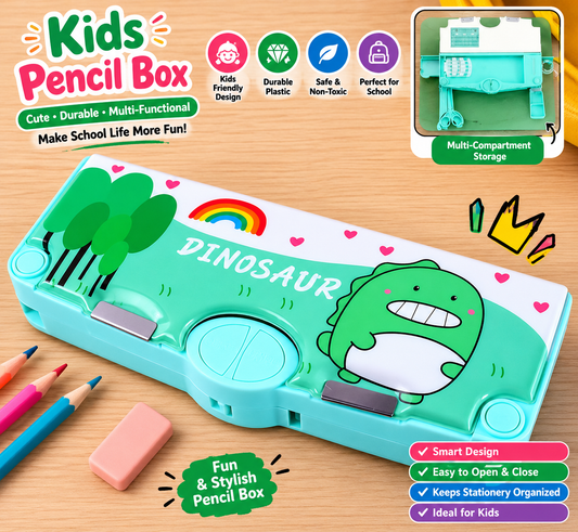Multifunctional Space Pencil Box for Kids | Magnetic Pencil Case