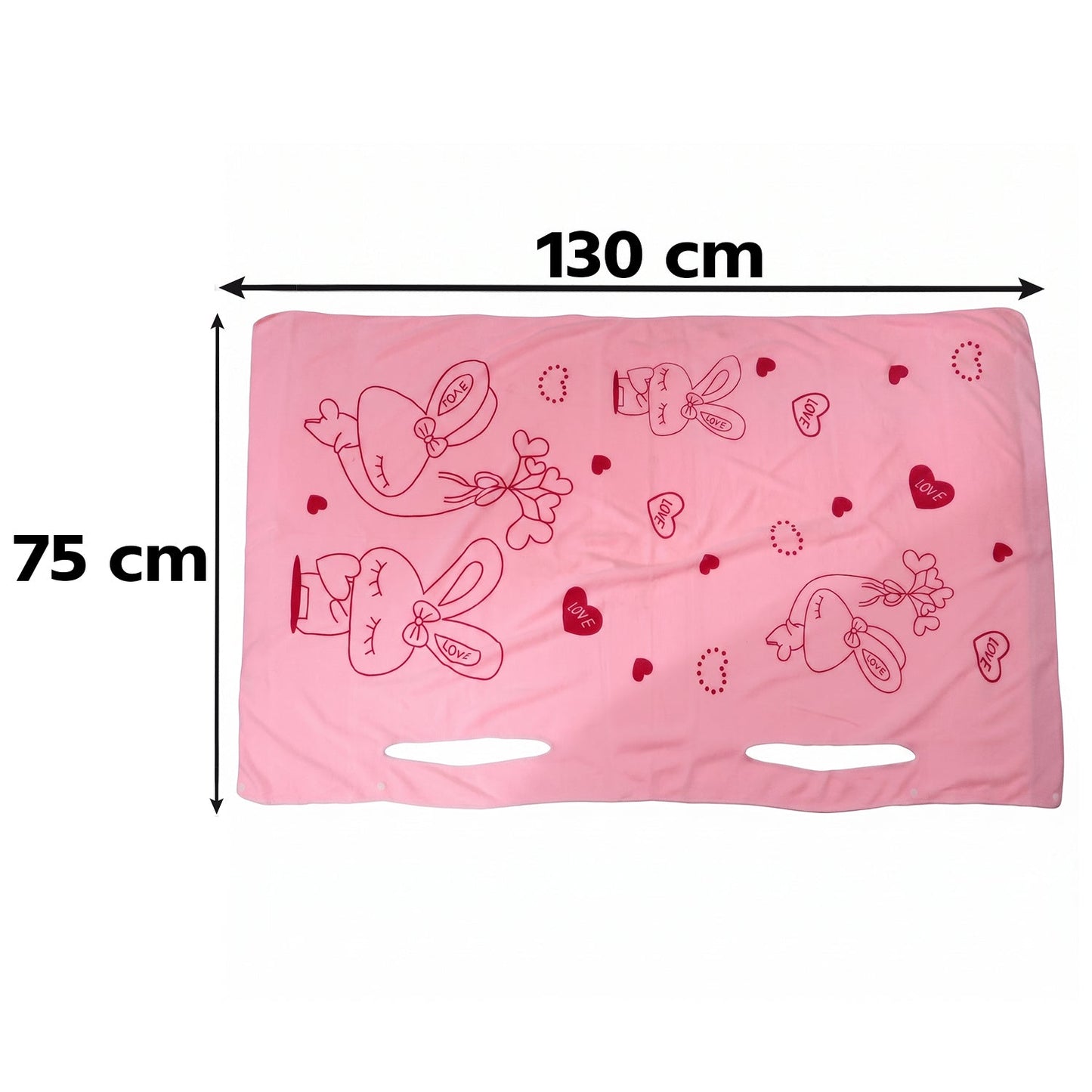 Women Wearable Bath Towel Cute Print Soft Quick Dry Bathroom Wrap (1 Pc)