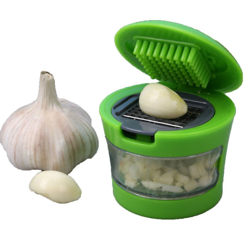 Manual Ginger Garlic & Vegetable Crusher – 20 Blade Kitchen Chopper