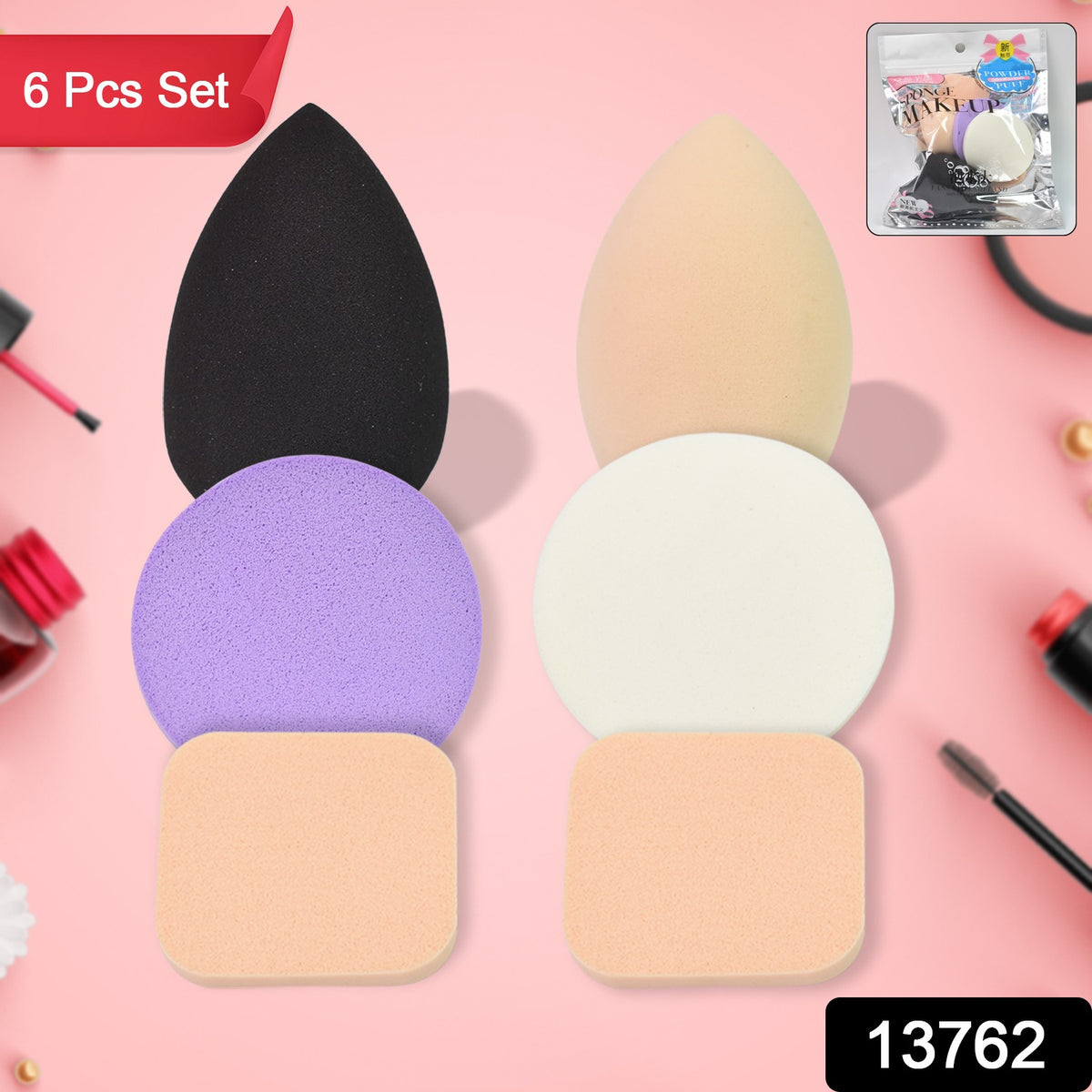 RIZQORA 6-piece makeup sponge blender set