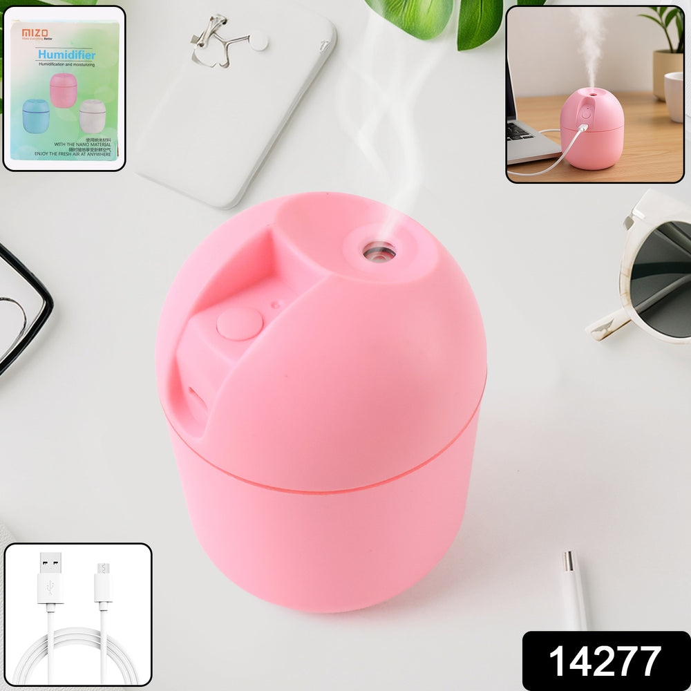 USB Mini Air Humidifier 250ML with LED Light – Portable Cool Mist