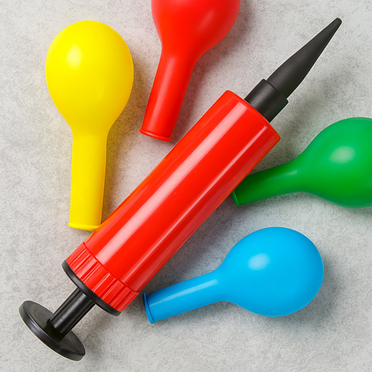 Manual Dual Handheld Balloon Air Pump (1 Pc  17 Cm)