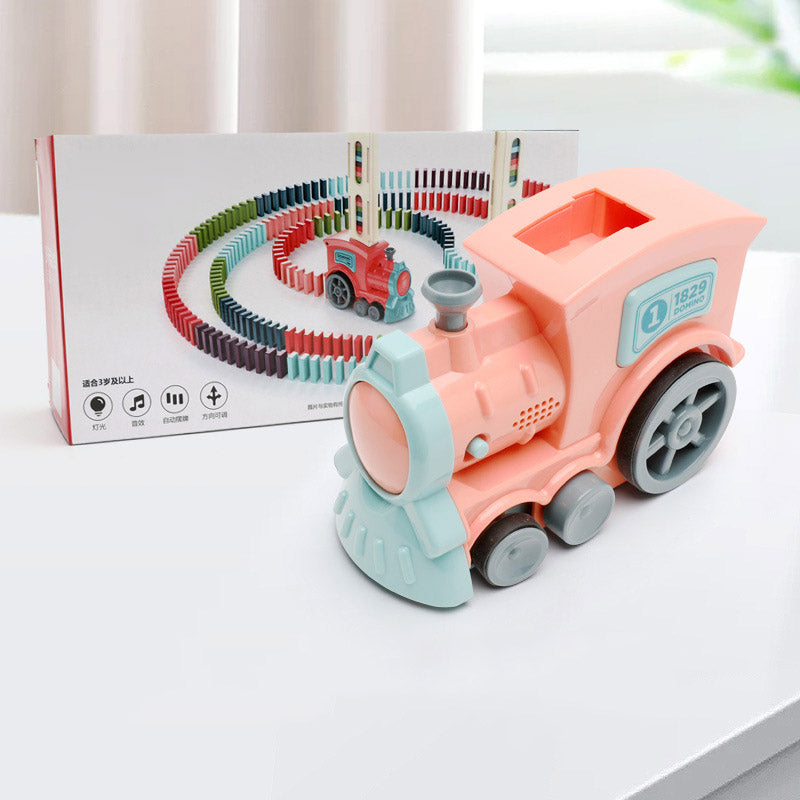 Automatic Domino Train Toy Set for Kids - product photo 8