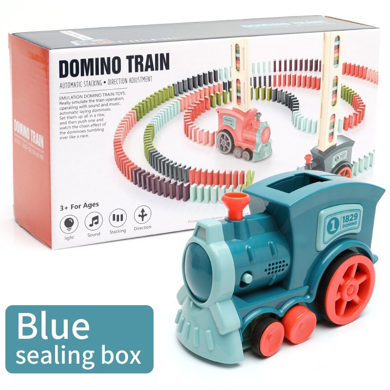 Automatic Domino Train Toy Set for Kids - product photo 17
