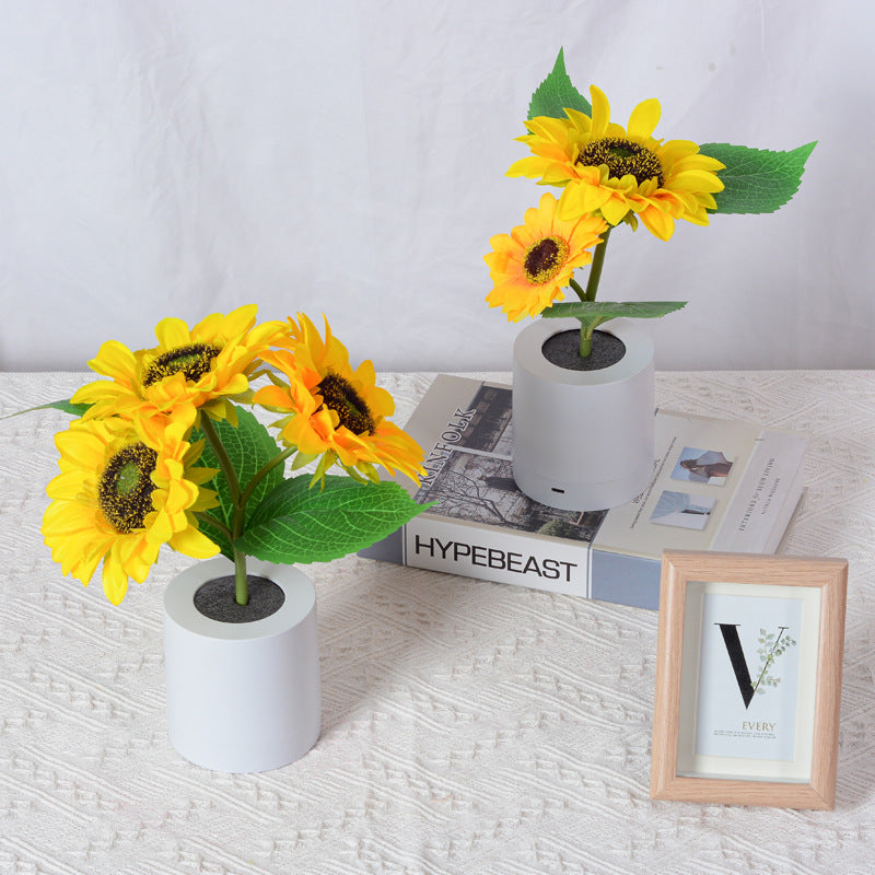 Rechargeable Sunflower LED Decorative Table Lamp - product photo 7