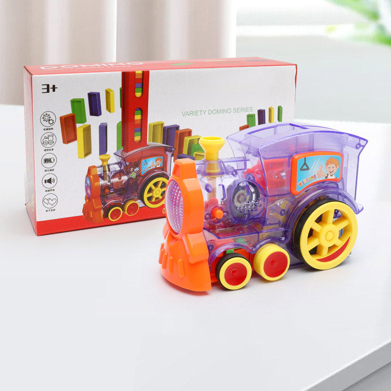 Automatic Domino Train Toy Set for Kids - product photo 9