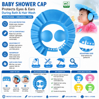 Adjustable Baby Shower Cap | Soft EVA Bath Visor for Kids – RIZQORA