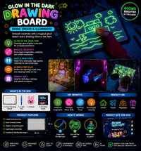 3D LED Light-Up Magic Drawing Pad for Kids | RIZQORA