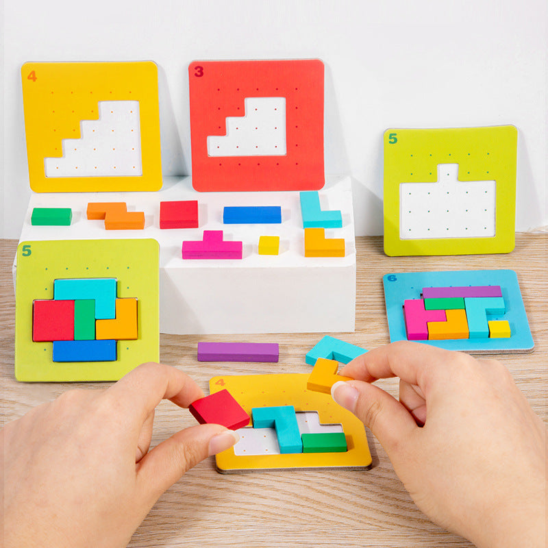 Quick-Match Building Block Puzzle Game for Kids - product photo 3
