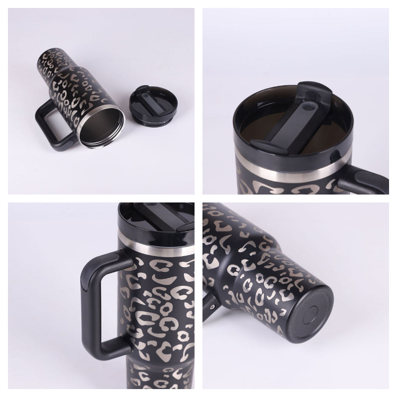 40oz Insulated Stainless Steel Travel Tumbler with Handle – RIZQORA - product photo 10