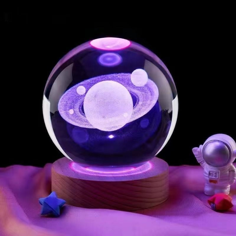 RIZQORA moon-inspired crystal night lamp gift decor
