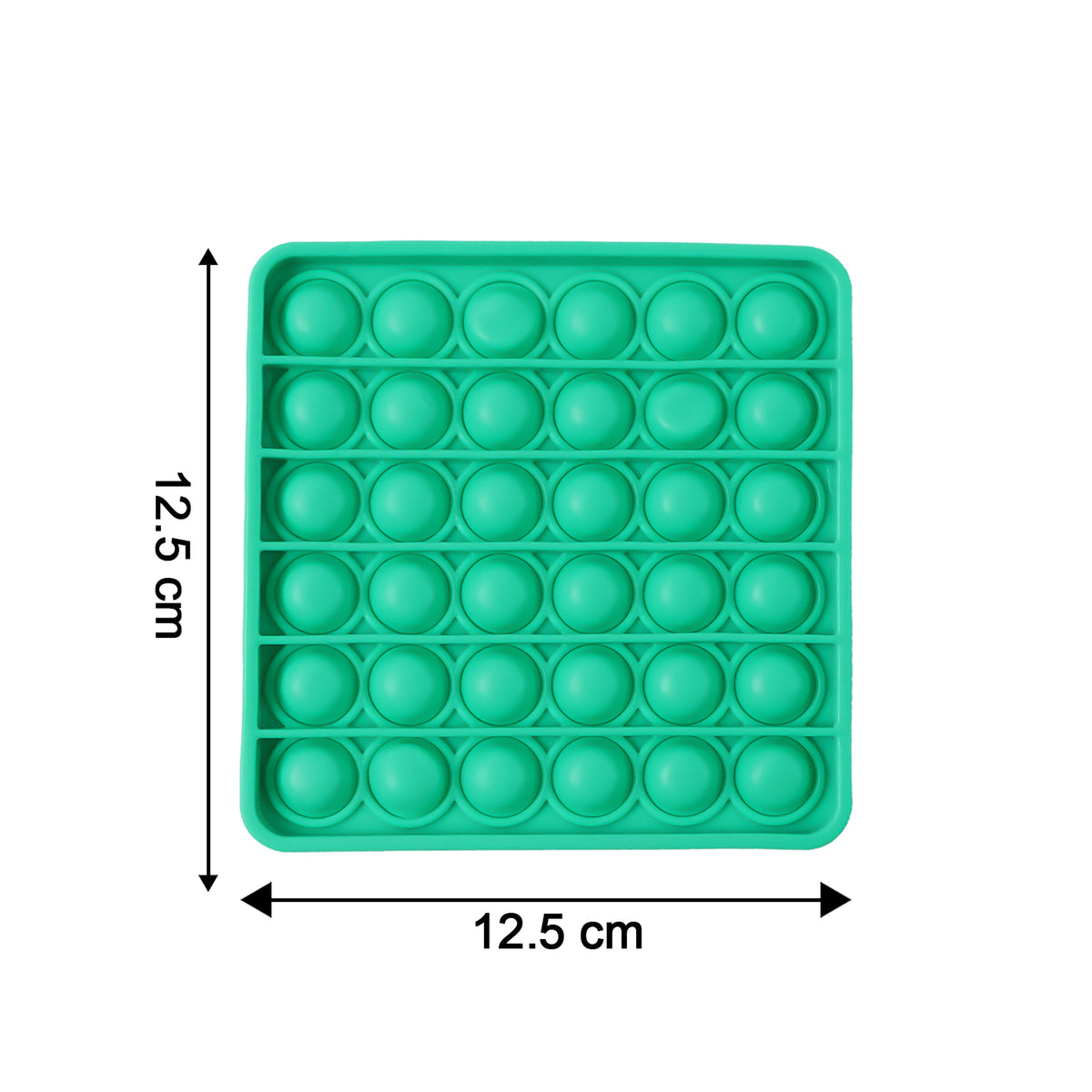 Premium Square Shape Silicone Pop It Fidget Toy (1 Pc)