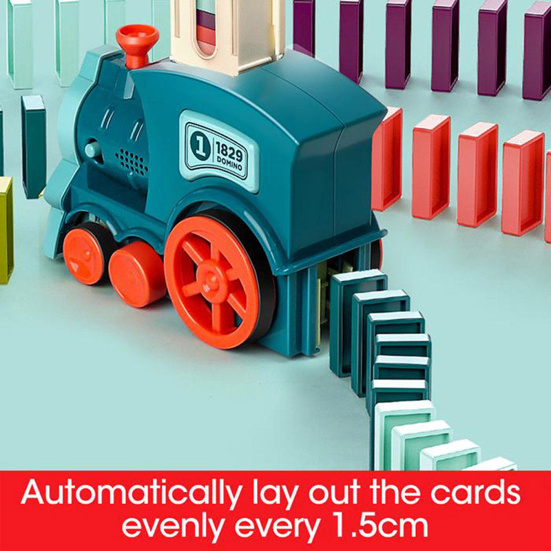 Automatic Domino Train Toy Set for Kids - product photo 4