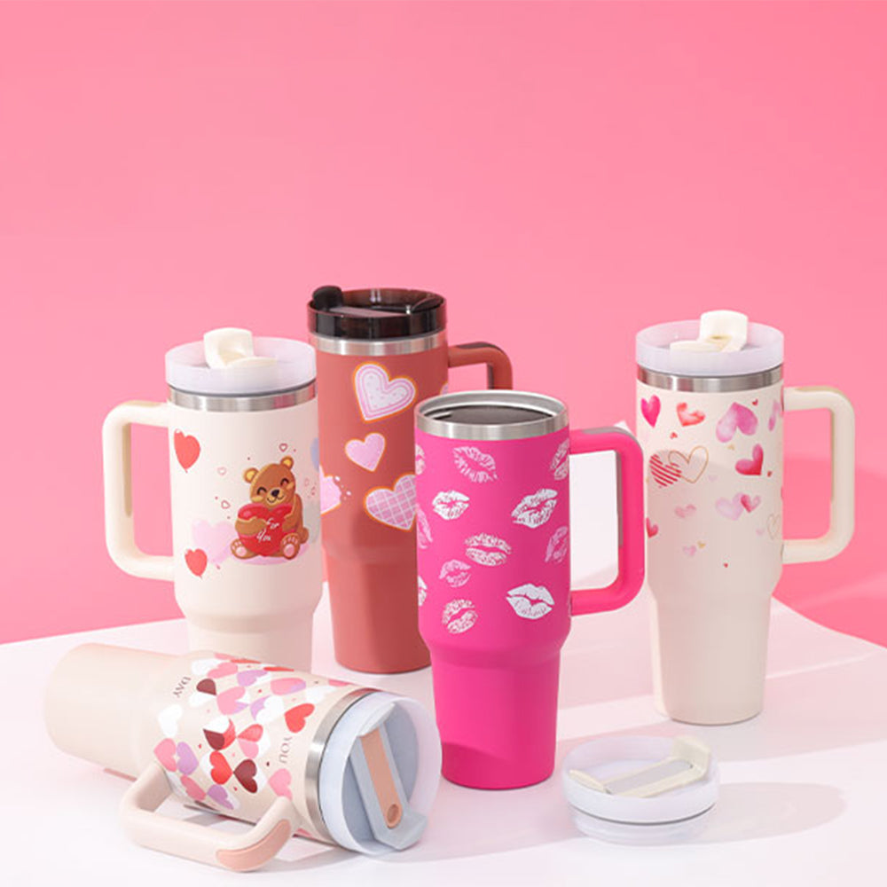 RIZQORA 40oz insulated stainless steel travel tumbler