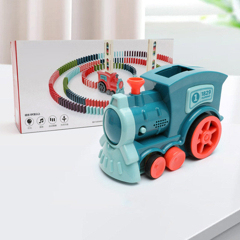 Automatic Domino Train Toy Set for Kids - product photo 6
