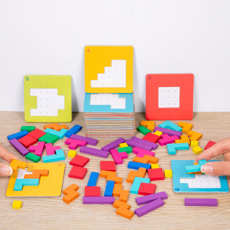 Quick-Match Building Block Puzzle Game for Kids - product photo 5