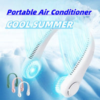 RIZQORA rechargeable hands-free bladeless neck fan