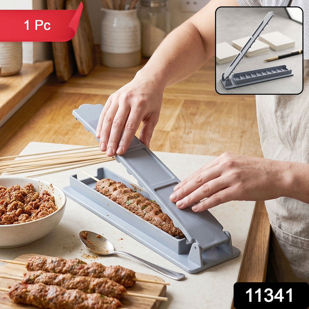 Plastic Seekh Kebab Maker Mould – Quick BBQ Skewer Making Tool