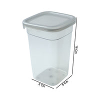 Plastic Multipurpose Kitchen Storage  Fridge Container (1200 Ml 6 Pc)
